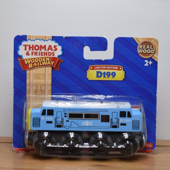 D199 Limited Edition Thomas & Friends Wooden Railway Engine Trains Fisher Price - Picture 3 of 9